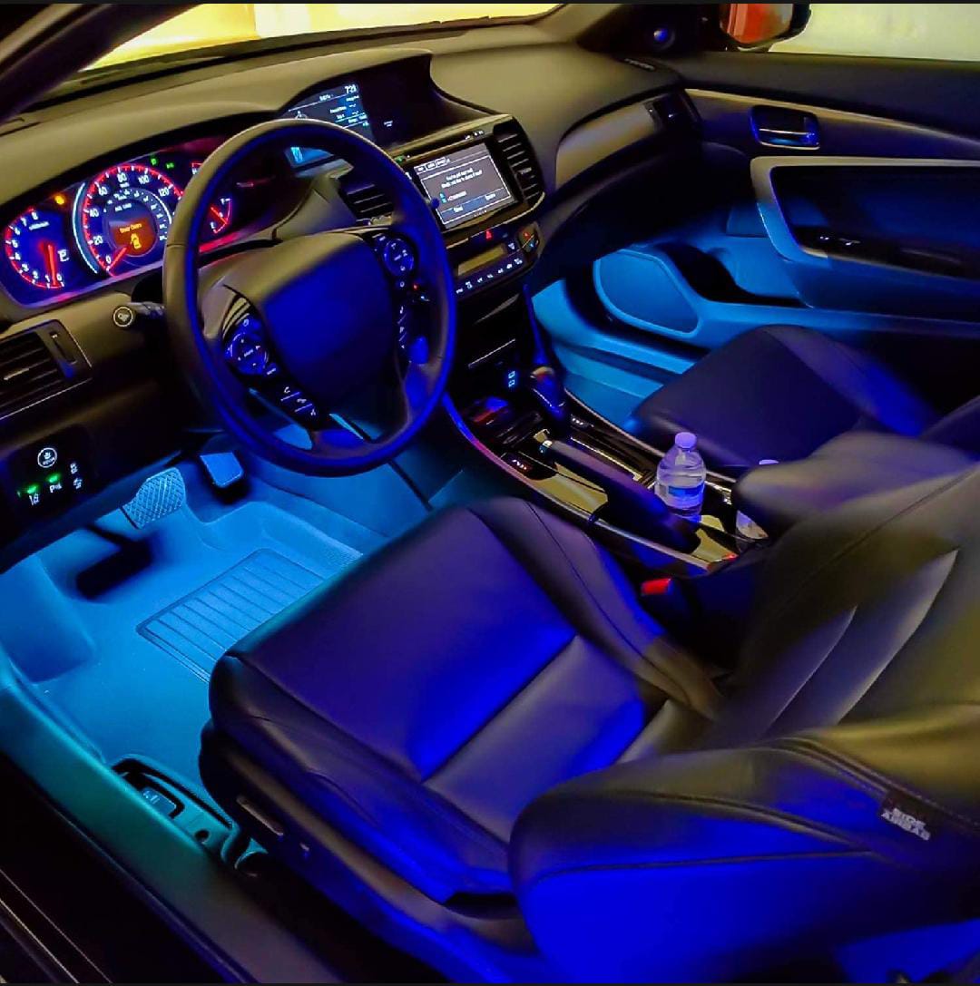 Car atmosphere RGB light with remote