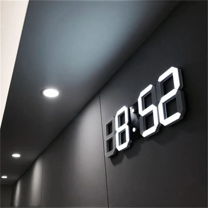 3D LED Digital Alarm Cloc
