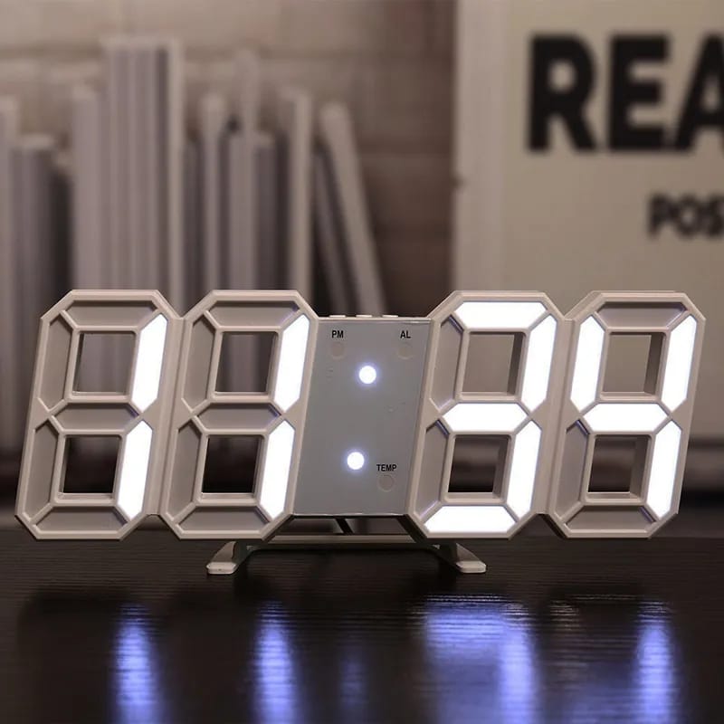 3D LED Digital Alarm Cloc