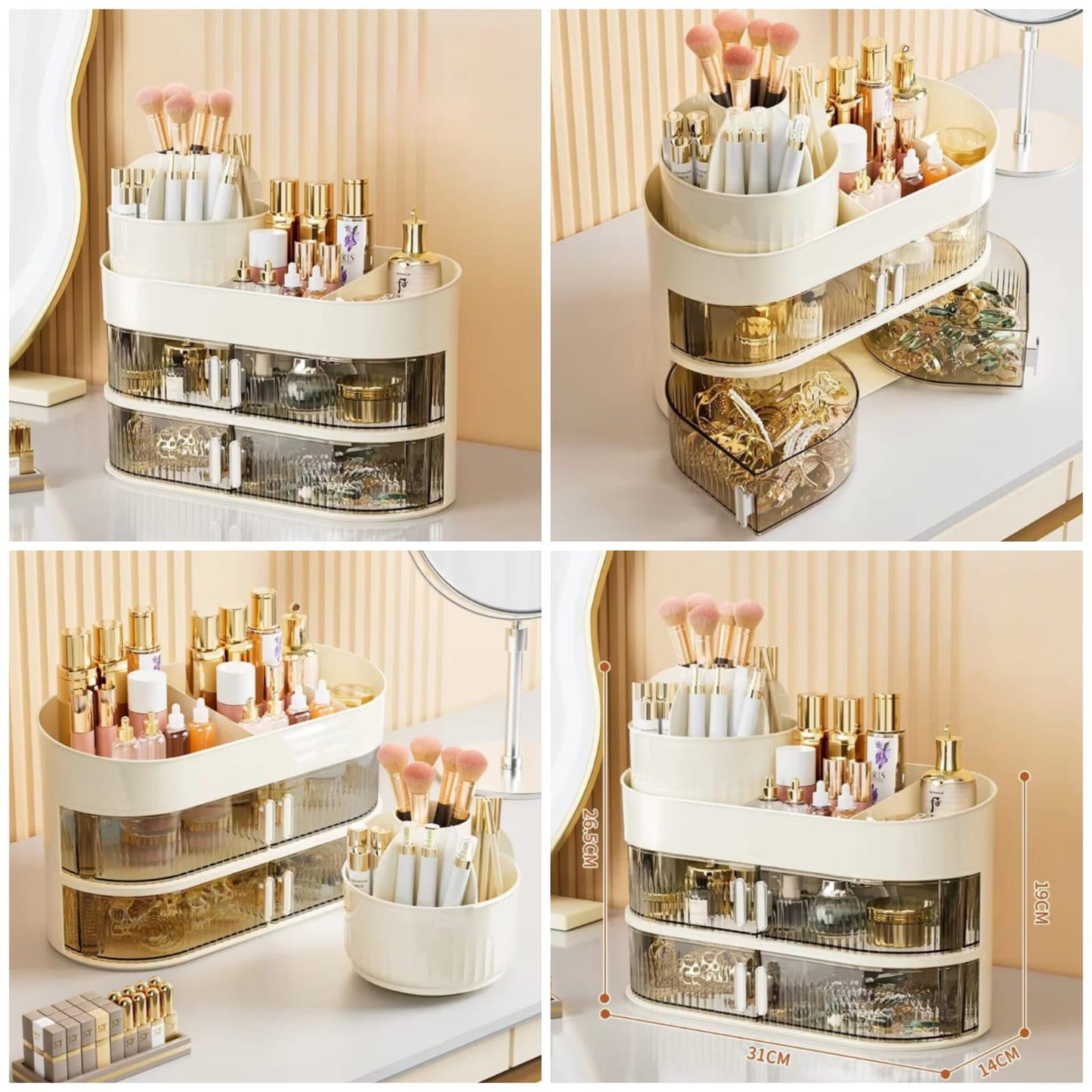 2 Layer Cosmetic Organizer