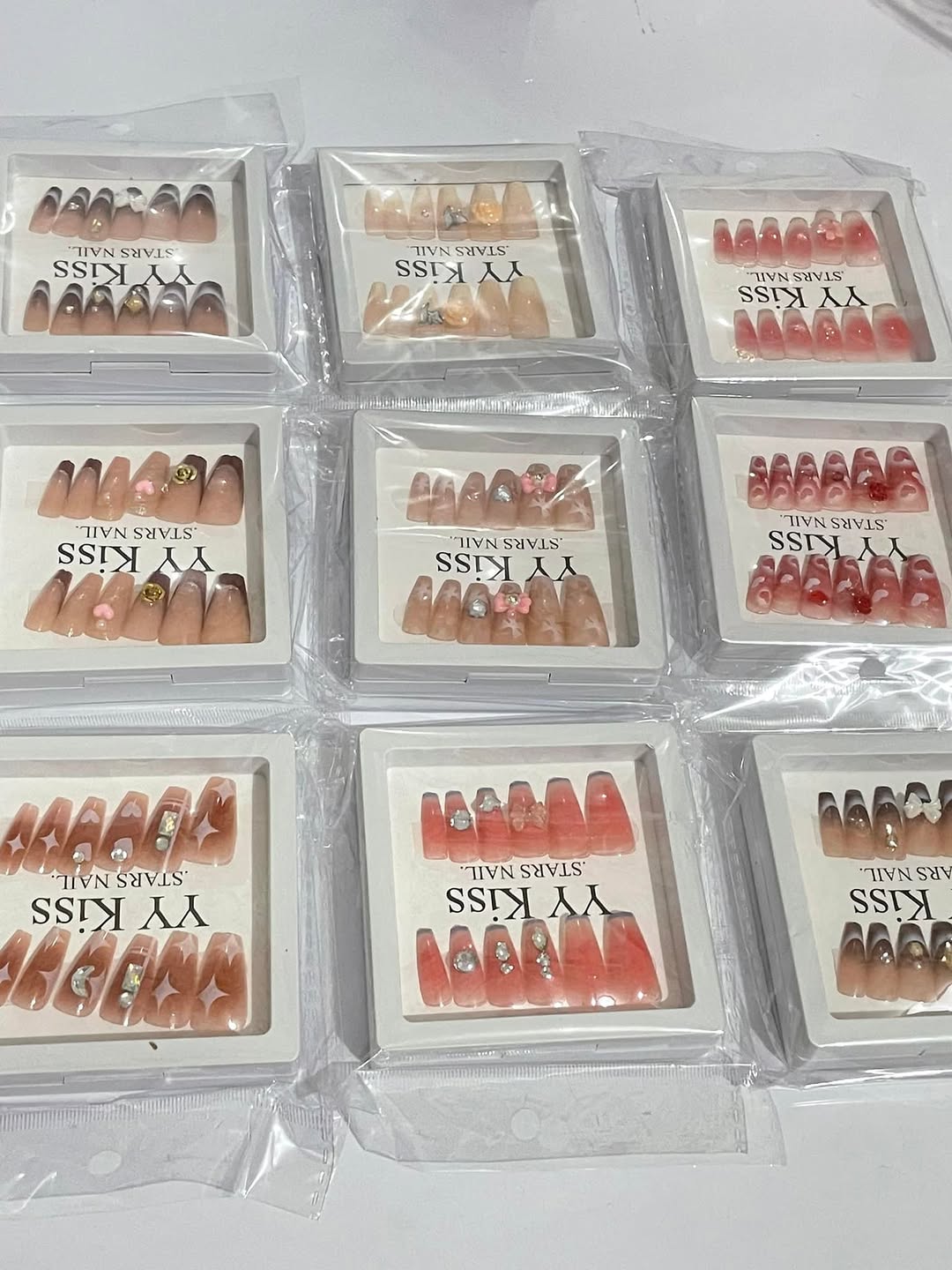 YY Kiss Stars Nails Artificial Beauty Nails 🤩