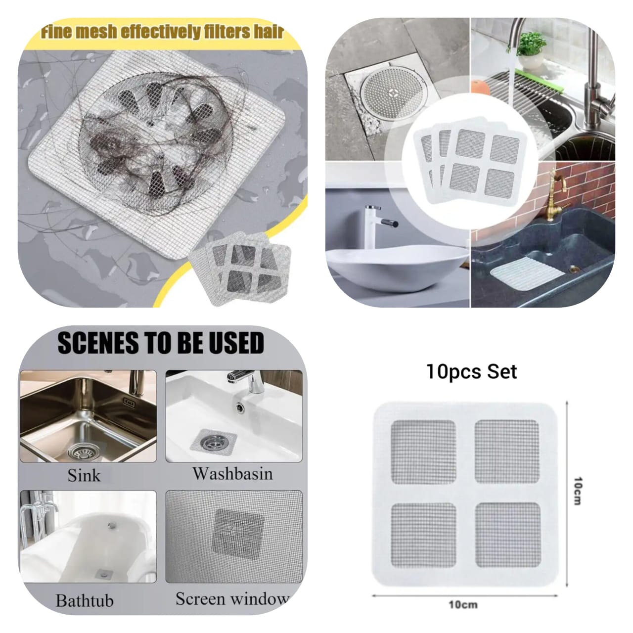 Sink Net 10 pcs set