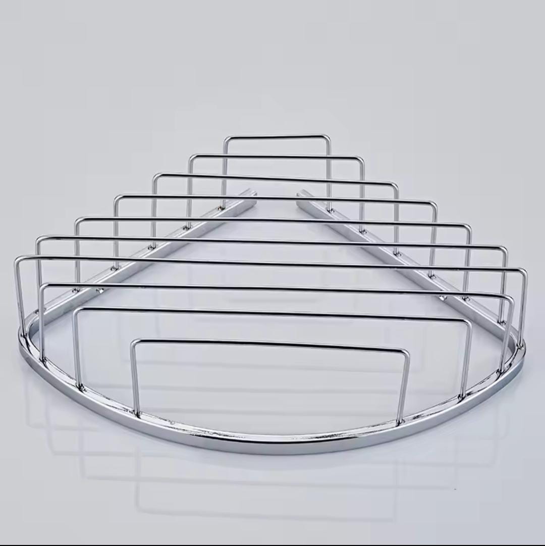Triangle shape corner shelf