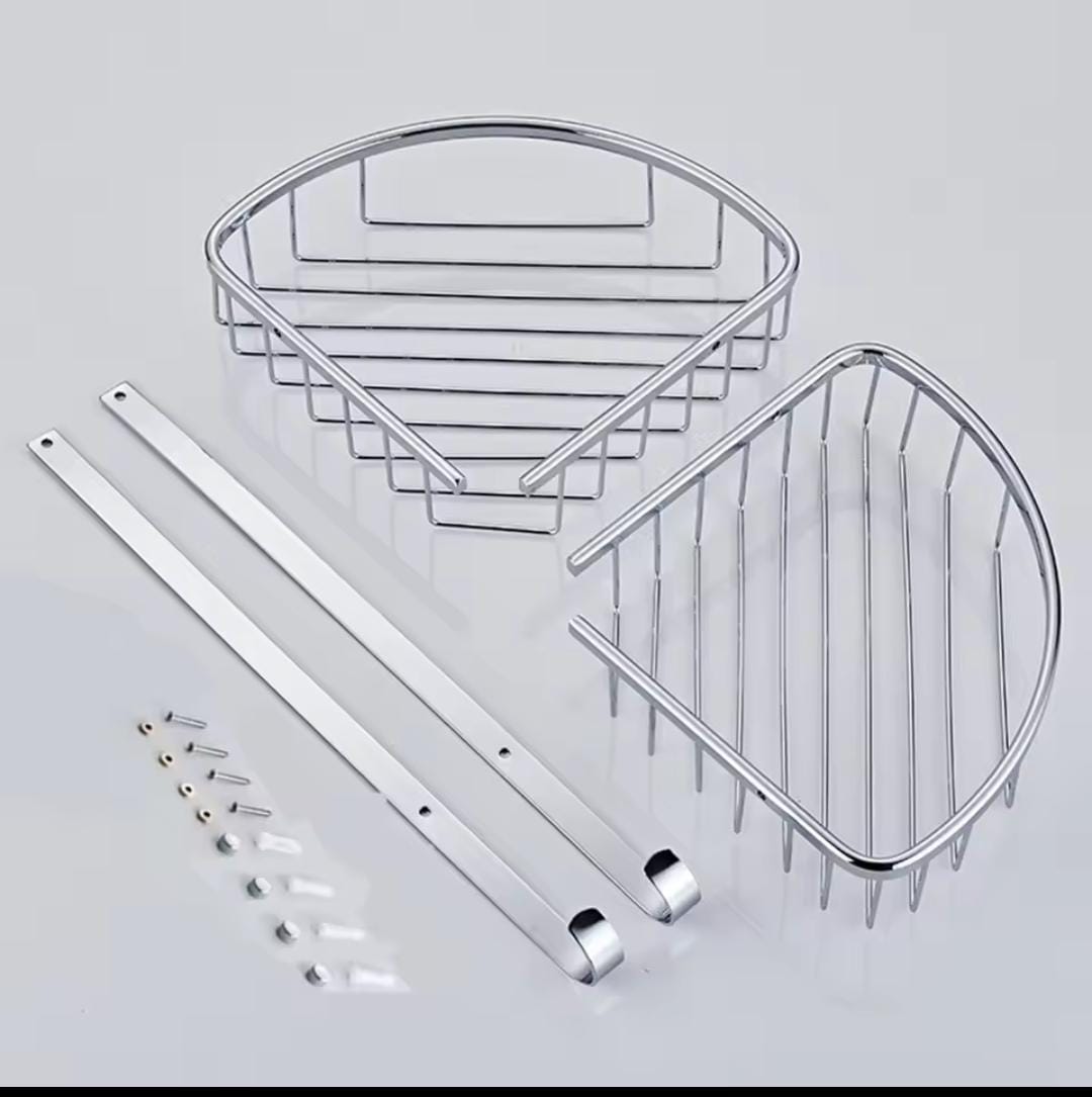 Triangle shape corner shelf