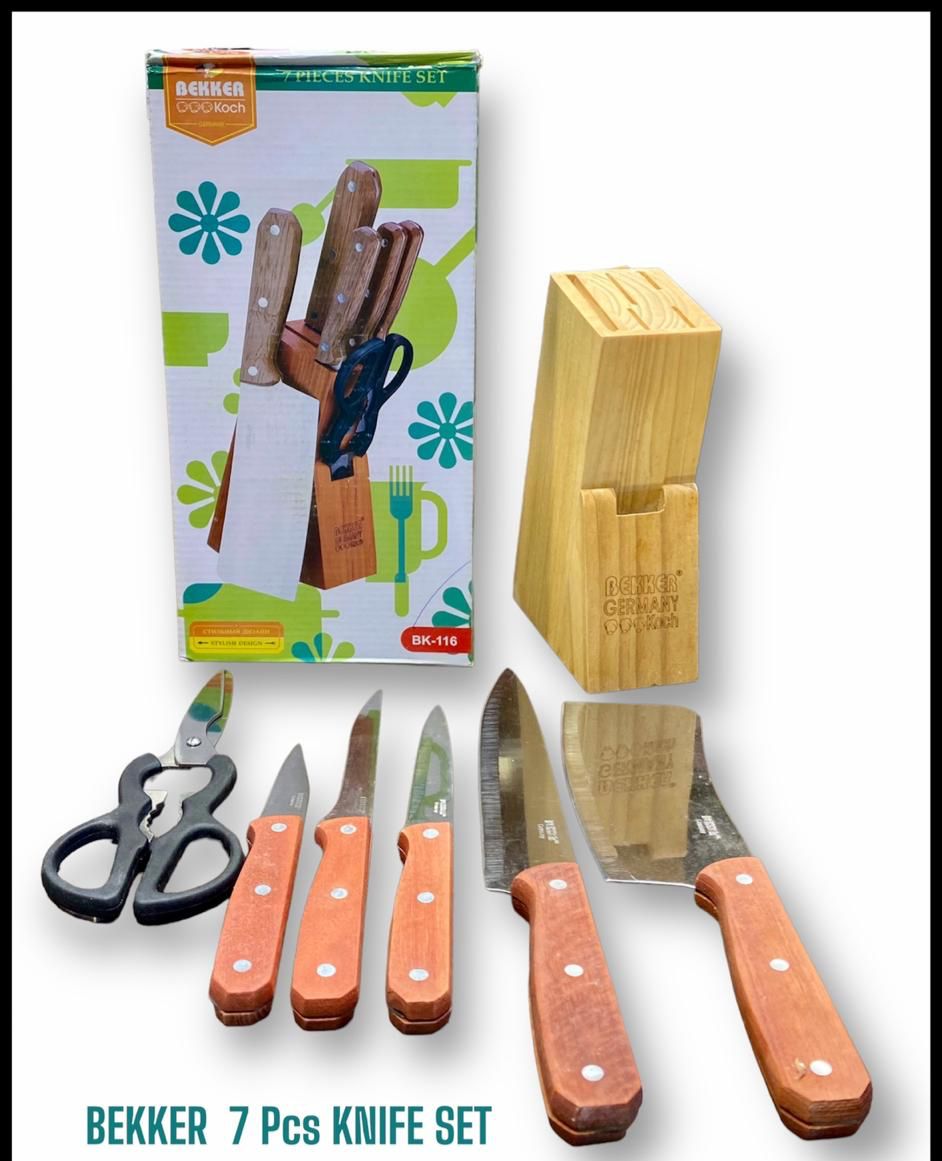 Bekker 7pc knife set