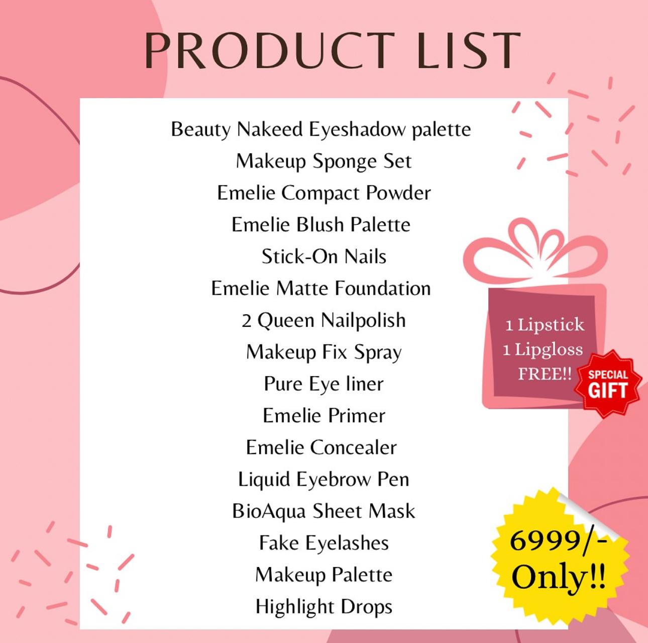 17 items Cosmetics Deal