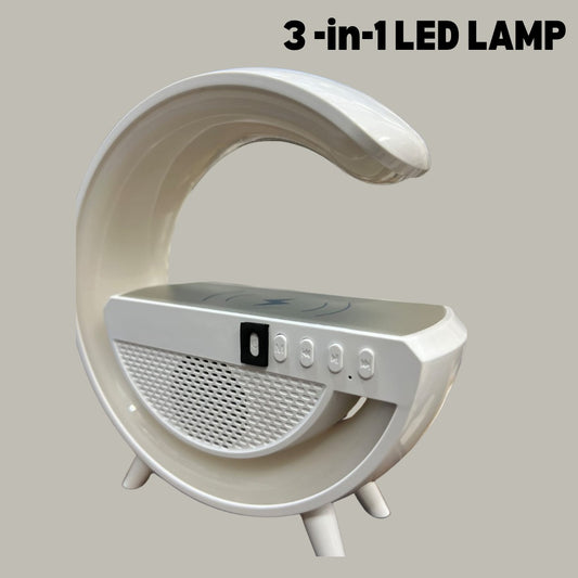 GlowSound 4-in-1: RGB Lamp, Speaker & Wireless Charger