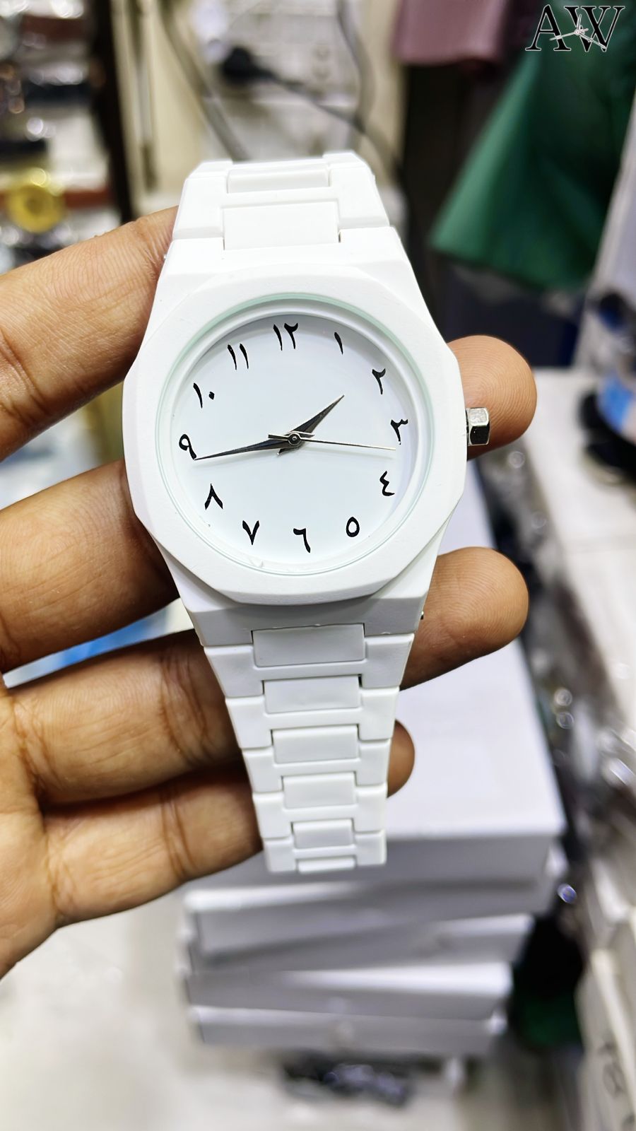 Polycarbonate White Arabic