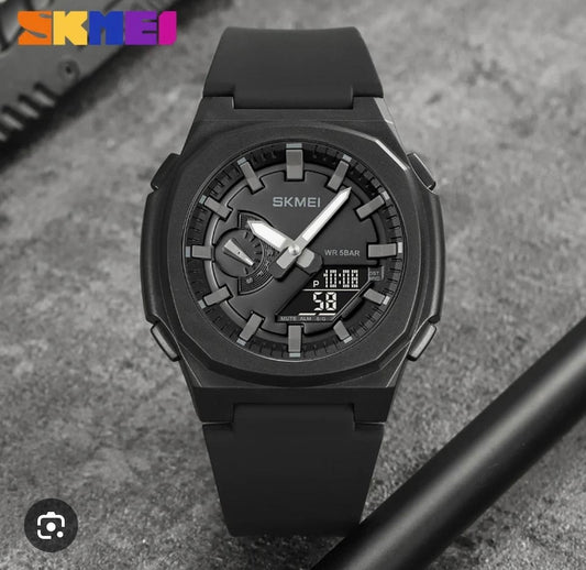Skmei – 2091 – Digital Analog – Black/Gold-Black
