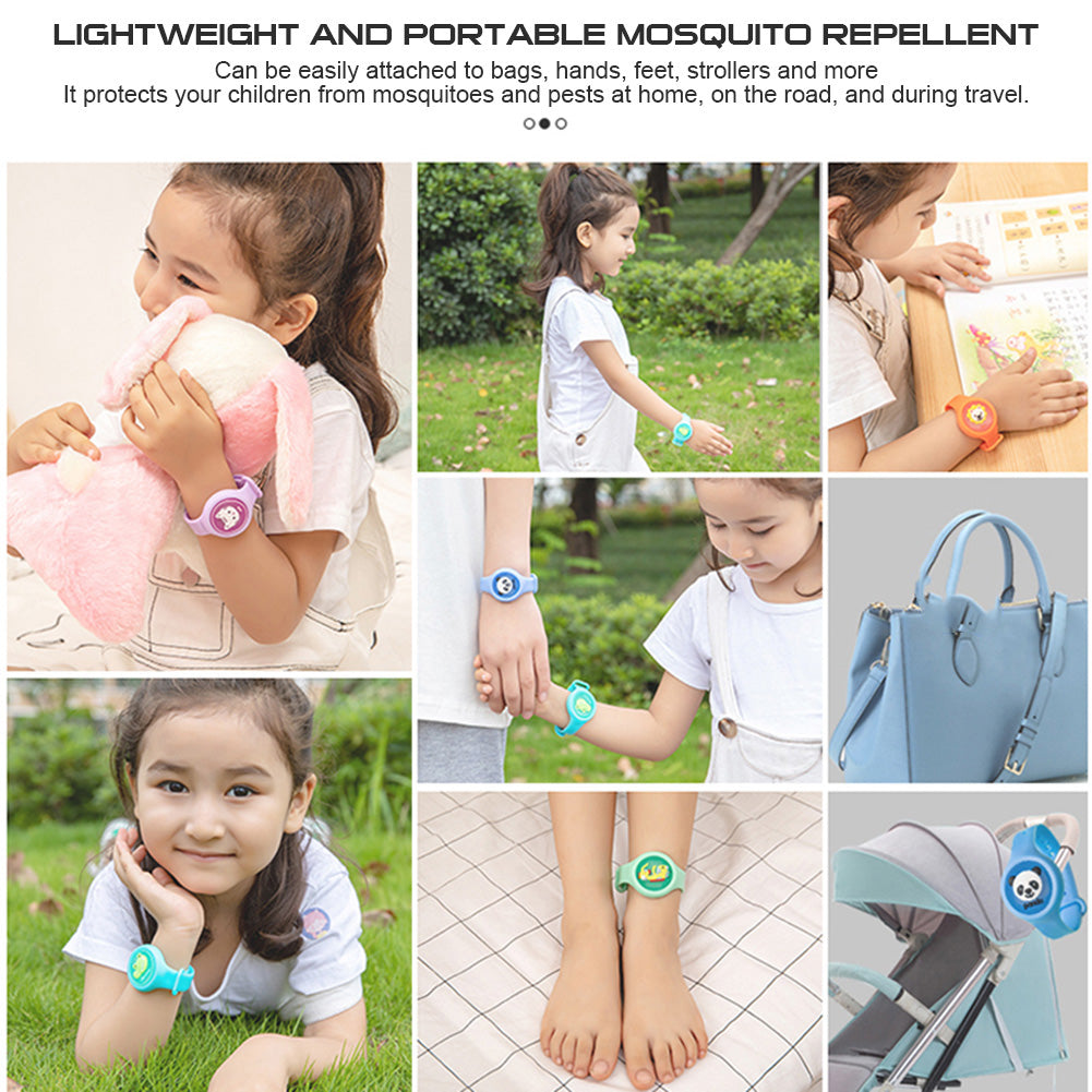Mosquito Repellent Bracelet for Kids Cartoon Lightweight Watch Outdoors And Indoor