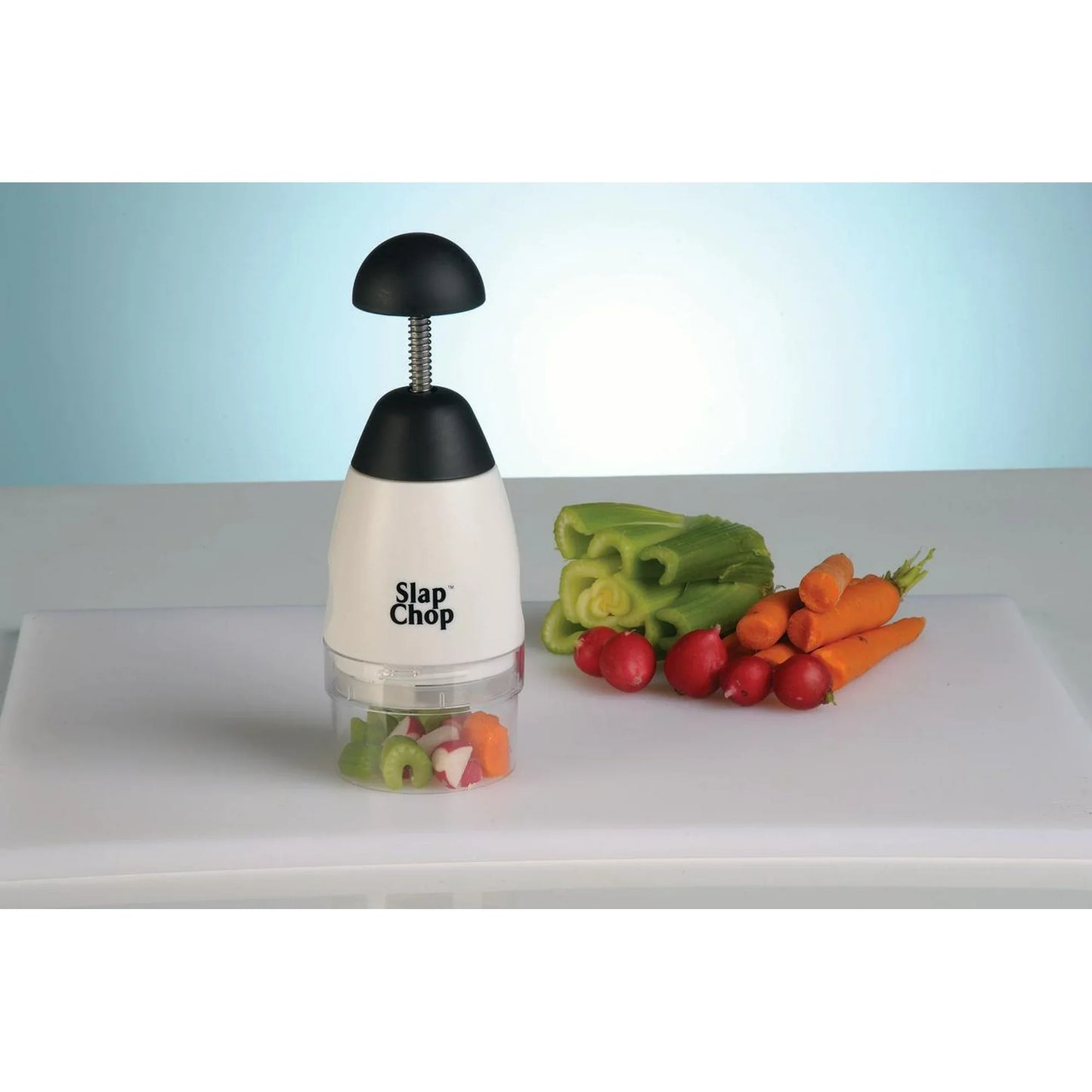 Slap Chop Original Stainless Steel Mini Vegetable Chopper Gadget for Salads