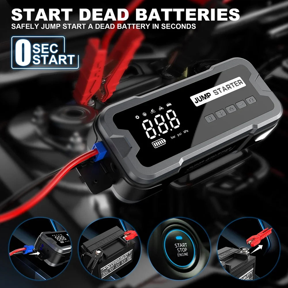 ADINC Car Jump Starter with Air Compressor