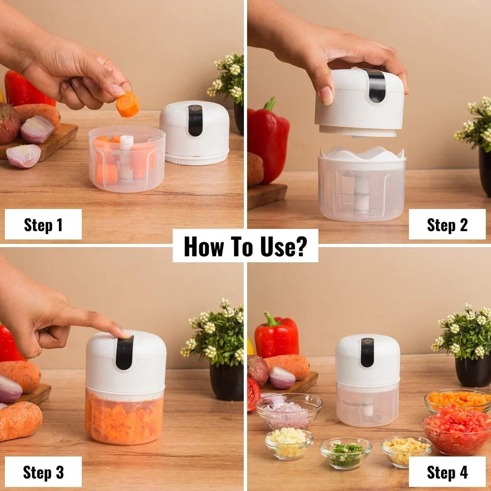 Portable Electric Mini Garlic Chopper 🇨🇳