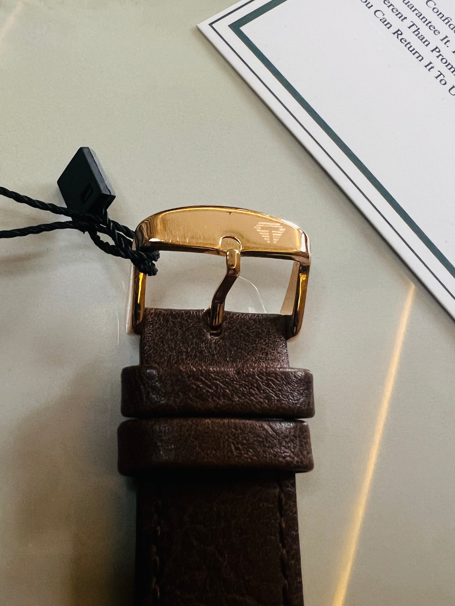 Tomi Down Second Dial Brown Watch