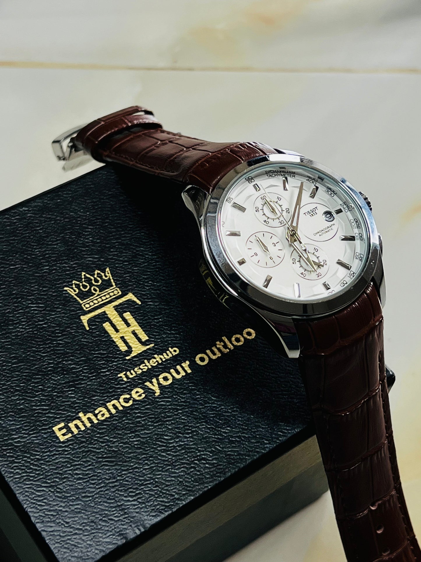 Brown White 1853 Special Edition Chronograph Watch