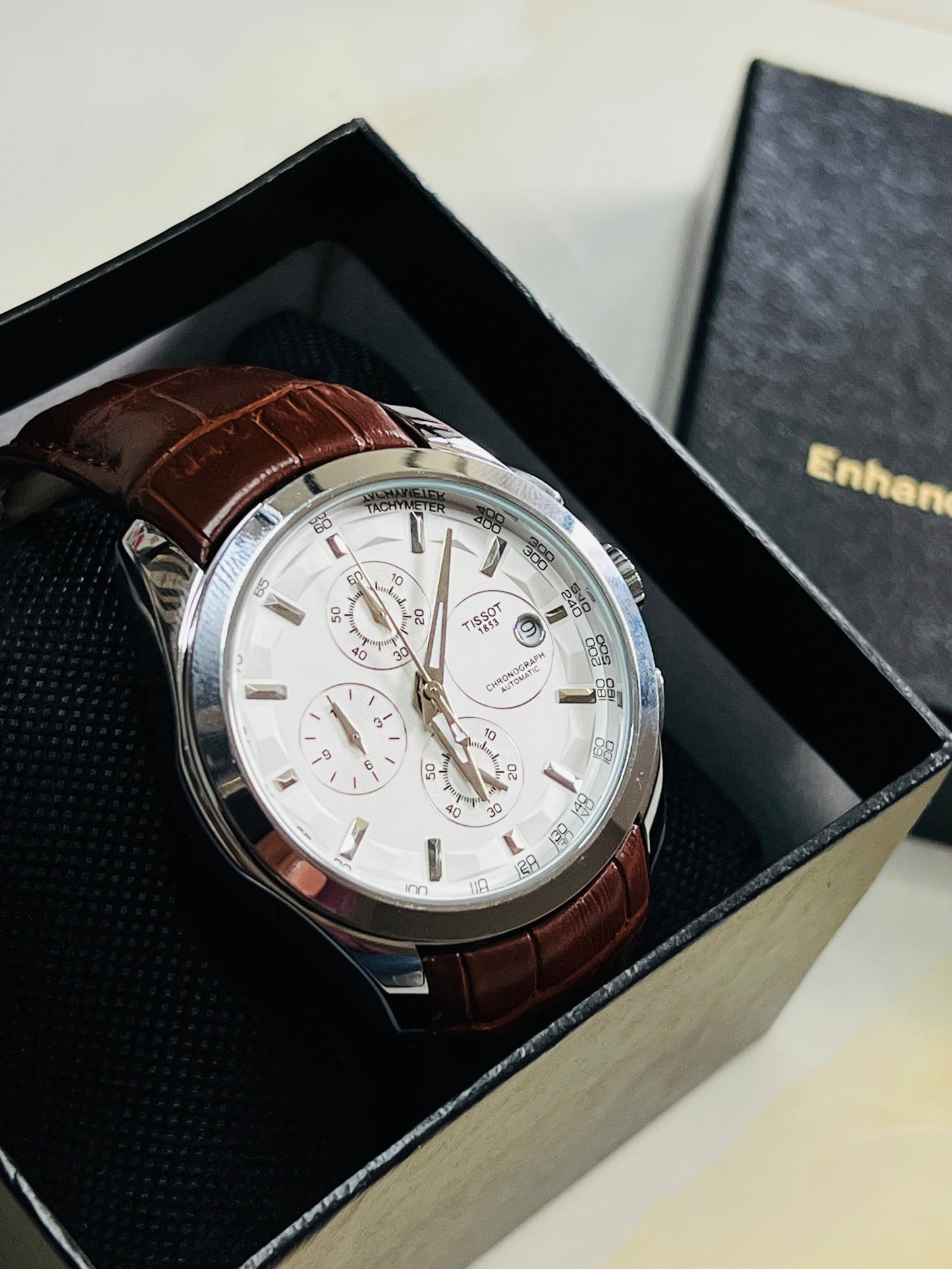 Brown White 1853 Special Edition Chronograph Watch