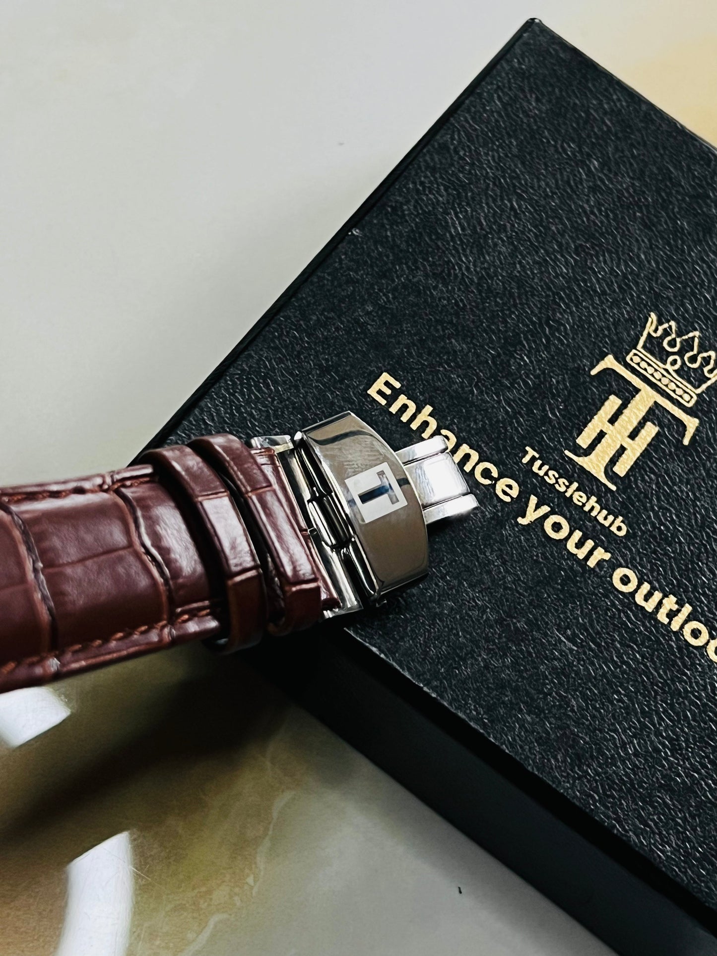 Brown Black Tissot 1853 Special Edition Chronograph Watch