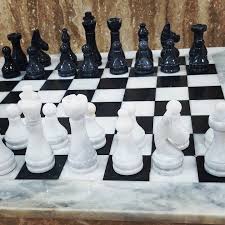 Vintage marble chess set - Etsy
