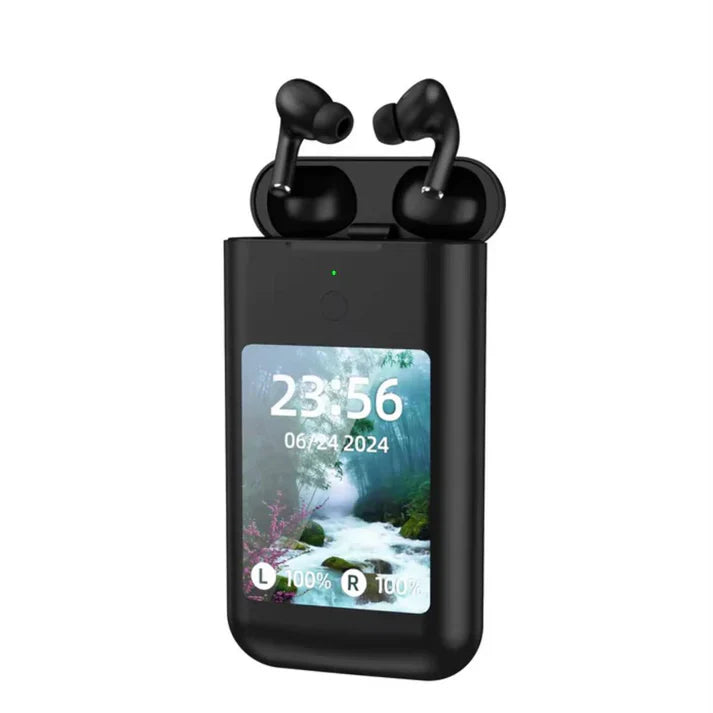 TF20 Box 3in1 Earbuds With Power Bank & Multimedia Display
