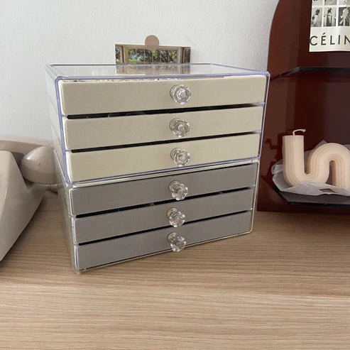 Acrylic 3Drawer Jewelry Organizer