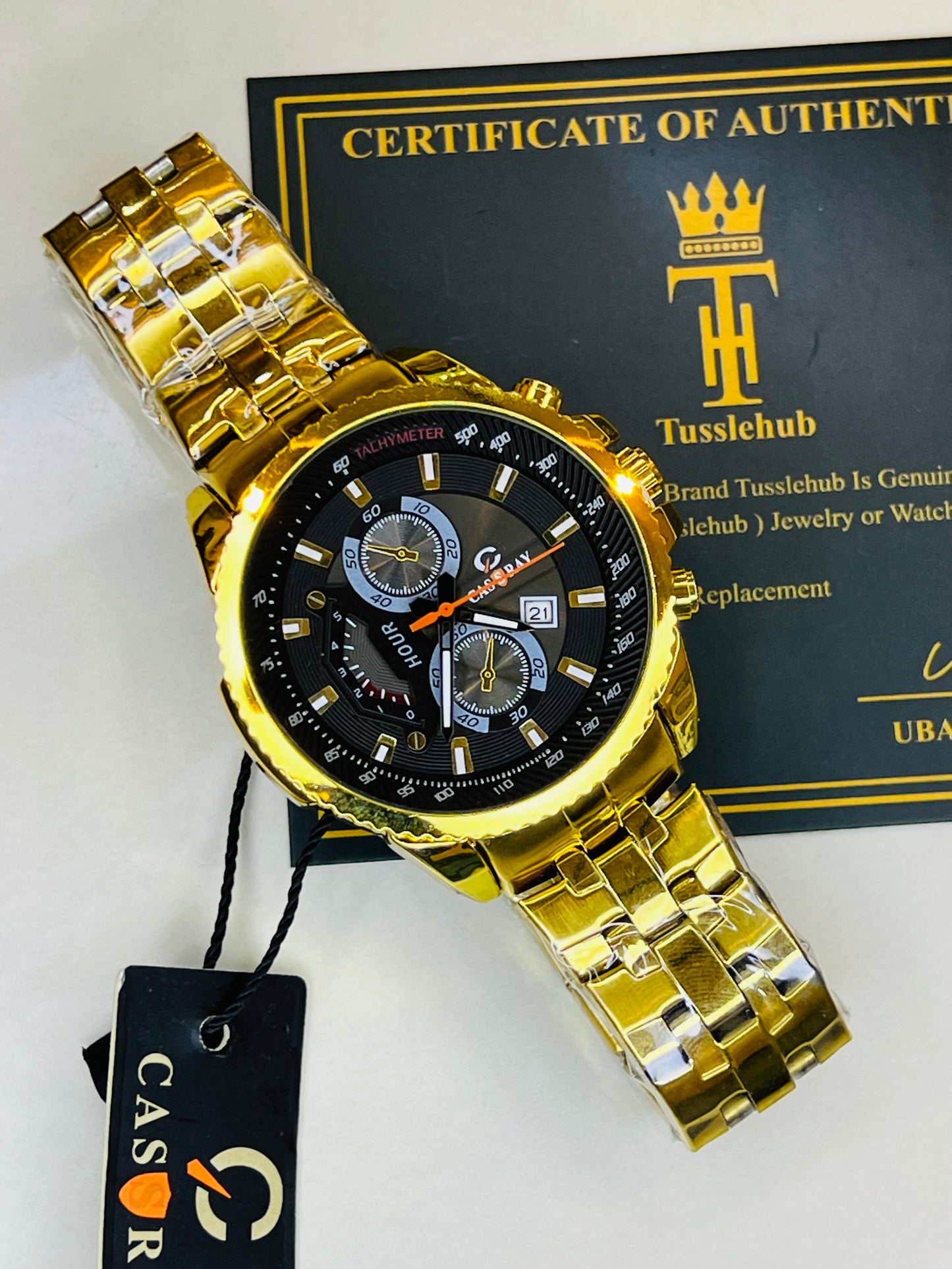 Gold Black Cassray Watch