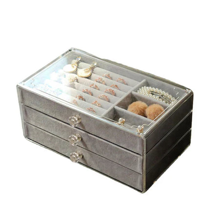 Acrylic 3Drawer Jewelry Organizer