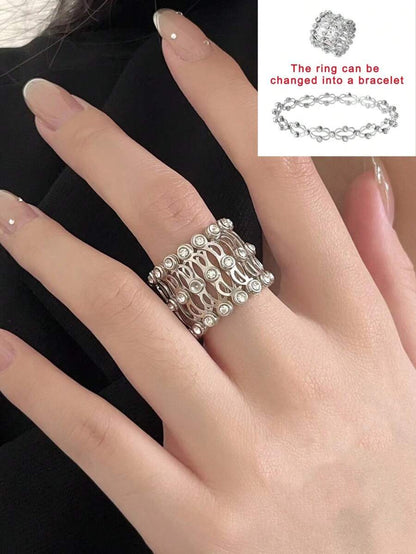 Transformable Ring-Bracelet Design