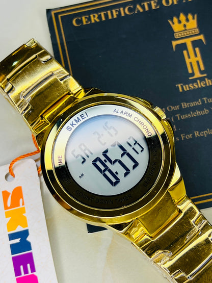 Skmei Gold Round Watch