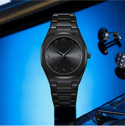 Black Arabic Aura Watch<br> Heavy Weight