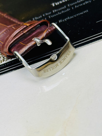 Frank Muller Brown Silver White Chronograph Dial Watch
