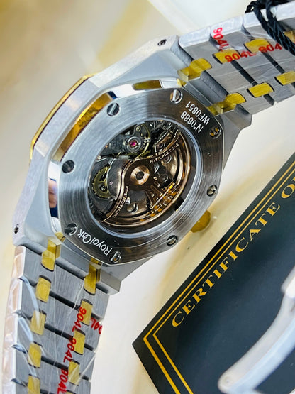 AP Two Tone Automatic Gold Dial Super Clone Watch