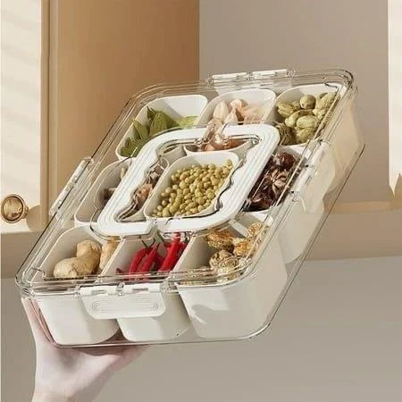 Acrylic 9 Grid Storage Box
