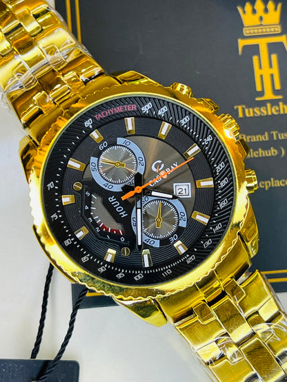 Gold Black Cassray Watch