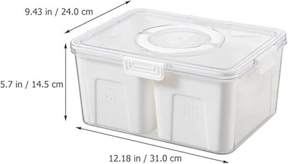 Acrylic 4 Grid Storage Box