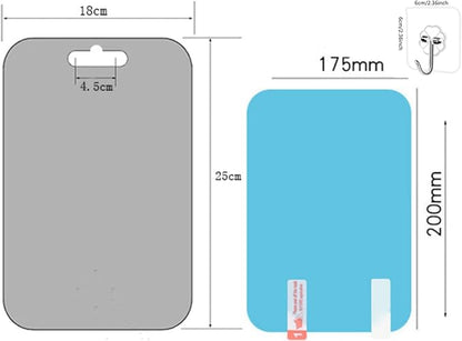 Rectangular Mirror Wall Sticker