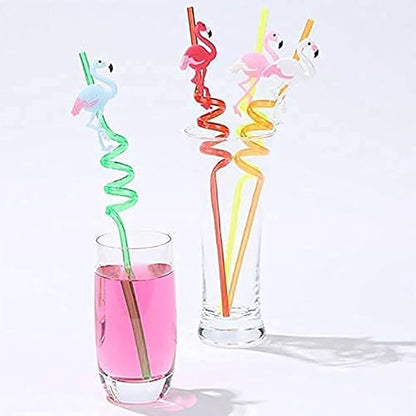 PACK OF 4 ACRYLIC STRAW