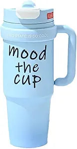 850ml New Big Mac Ice Bomber Cup Sporty Style Straw Stainless Steel Coffee Cup Thermos Mug