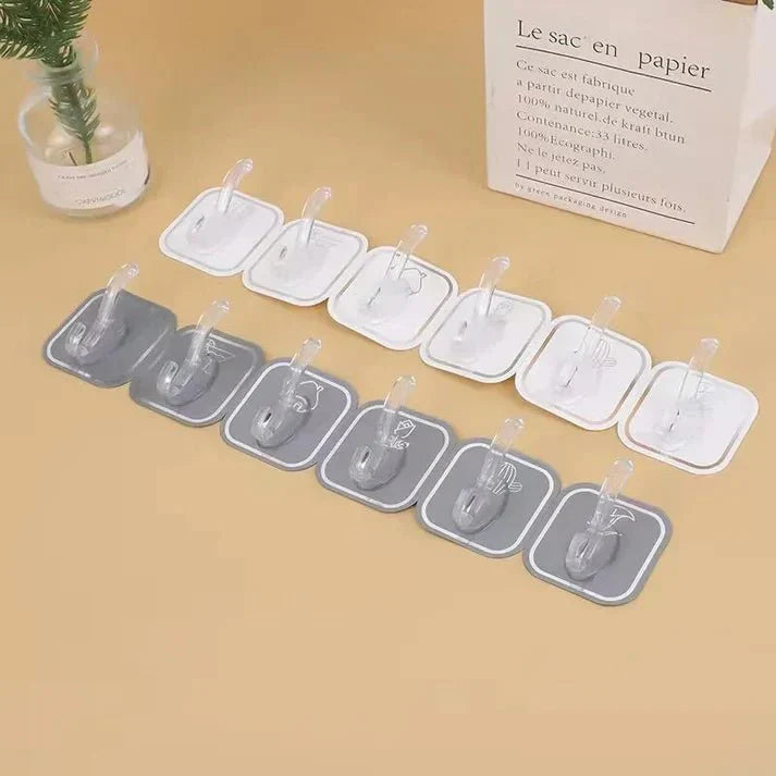 Modern Design Self-adhesive 6 Hook Stripe