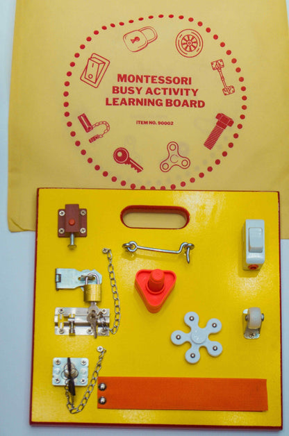 Wooden Montessori Busy Activity Learning Board