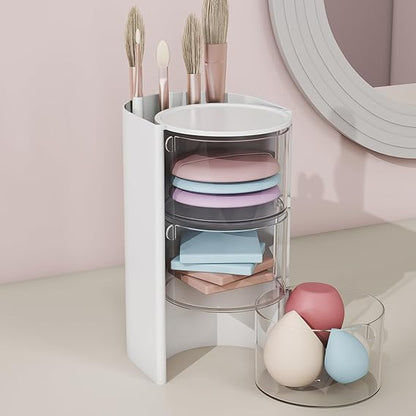 3 Layer Makeup Brush Holder