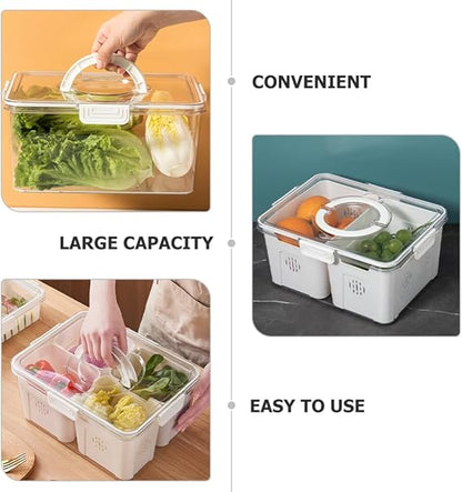 Acrylic 4 Grid Storage Box