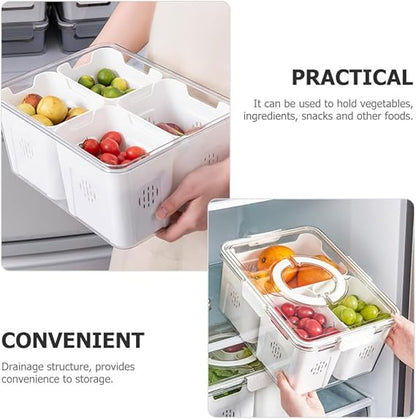 Acrylic 4 Grid Storage Box