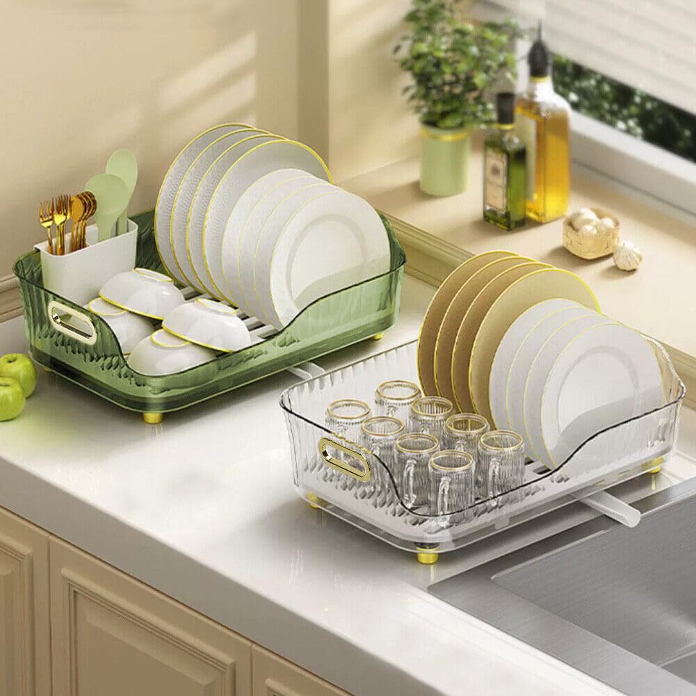 Acrylic Luxury Dish Drain Rack