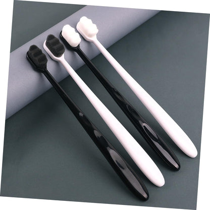 PACK OF 4  Ultra-Soft Nano Toothbrushes for Sensitive Teeth & Gums - Gentle Deep Clean, Manual Oral Care Brushes for Adults, Daily Use
