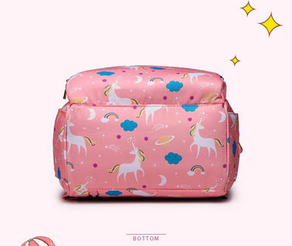Unicorn Printed Diaper Backpack