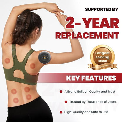 Rechargeable Vacuum Cupping Massage Anti Cellulite Magnet Therapy Wireless Guasha Scraping Fat Burner Slimming Body Scraping Cupping Hajama