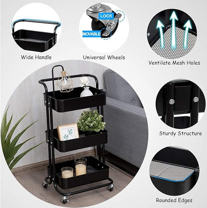 MULTIPURPOSE 3 TIER TROLLEY IMPORTANTED