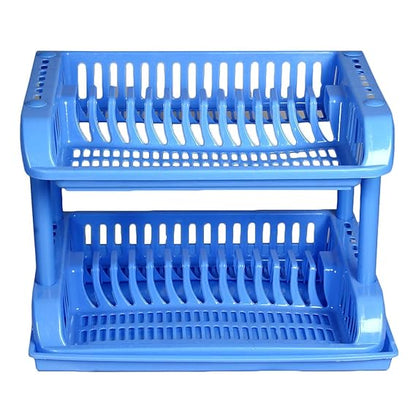 2 Tier Kitchen Platerack With DrYing Dish Spoon Holder