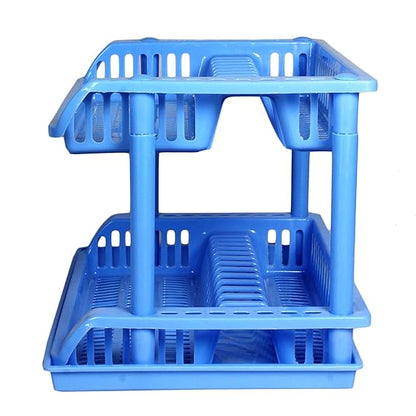2 Tier Kitchen Platerack With DrYing Dish Spoon Holder
