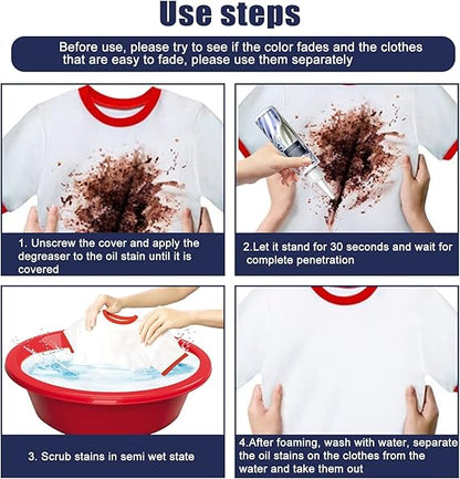 Oil Stain Remover For Clothes.